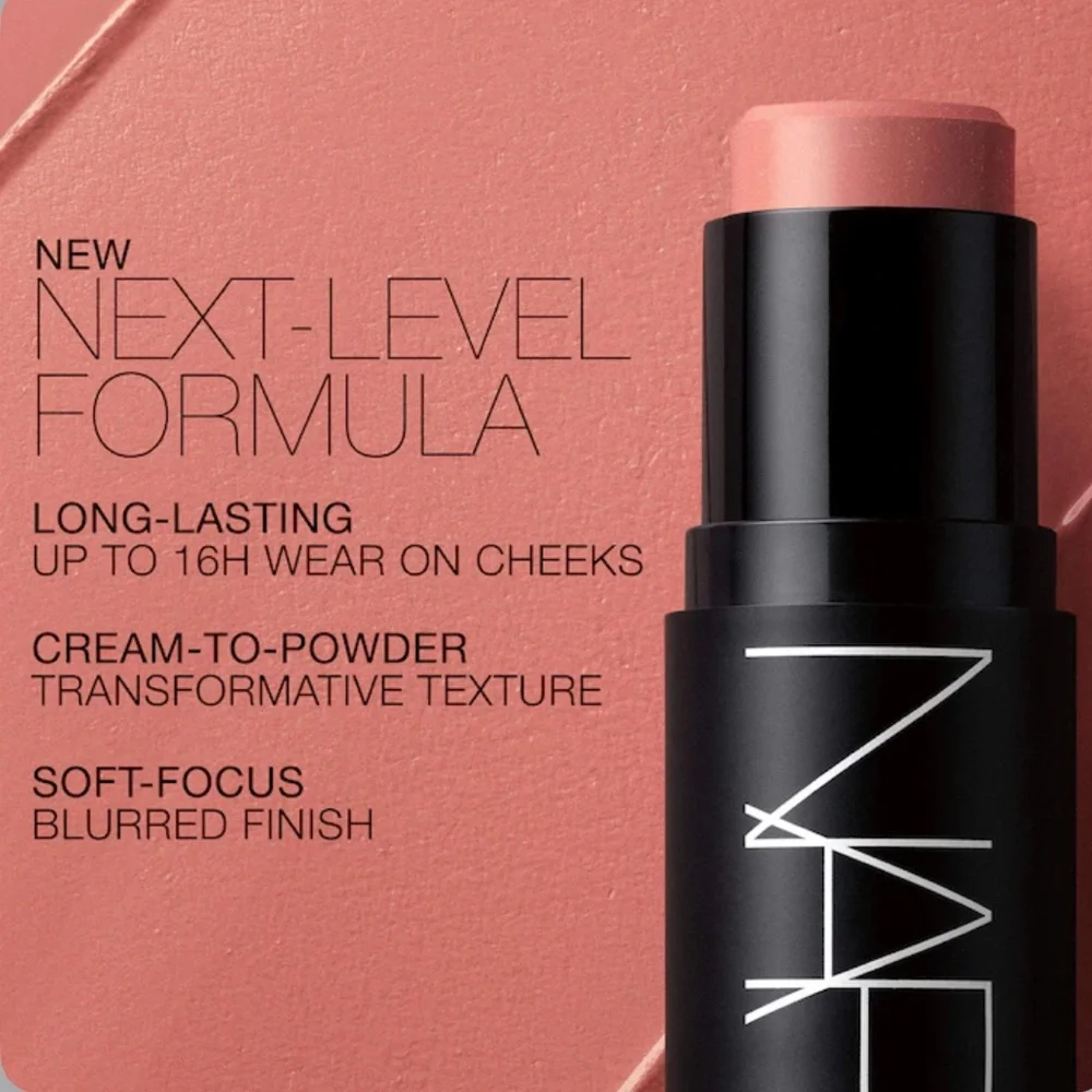 NEW NARS  The Multiple Soft Blur Blush Stick for Cheeks, Eyes and Lips